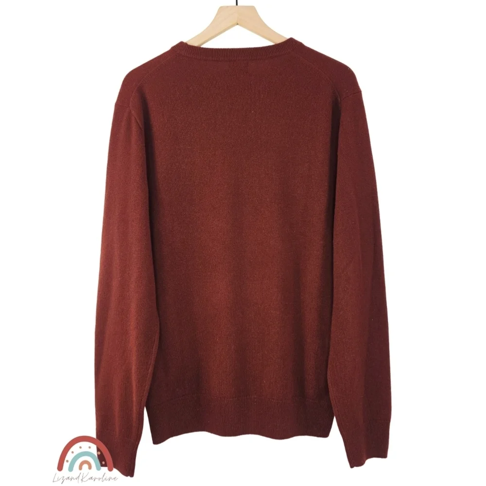 New! J. Crew Cashmere Crewneck Sweater in Port Wine